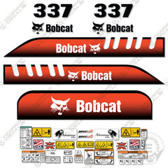 Fits Bobcat 337 Decal Kit Mini Excavator (Older Style)