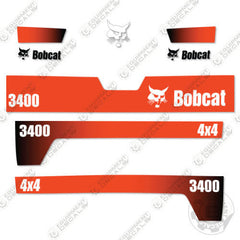 Fits Bobcat 3400 4x4 Utility Vehicle Replacement Decals 2010
