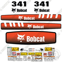 Fits Bobcat 341 Decal Kit Mini Excavator