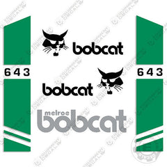 Fits Bobcat 643 Skid Steer Decal Kit