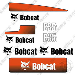 Fits Bobcat E35i Decal Kit Replacements Mini Excavator