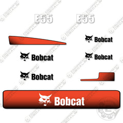 Fits Bobcat E55 Decal Kit Mini Excavator