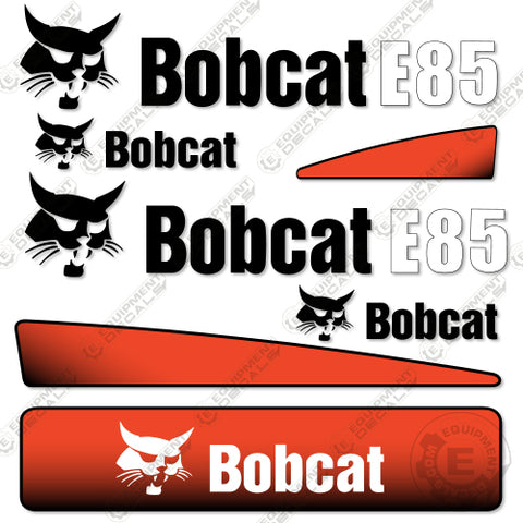 Fits Bobcat E 85 Mini Excavator Decal Replacement Kit E85
