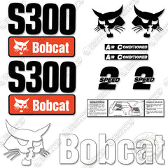 Fits Bobcat S 300 Skid Steer Decal Kit