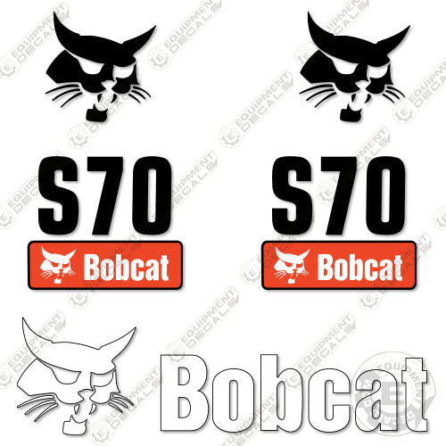 Fits Bobcat S70 Skid Steer Decal Kit