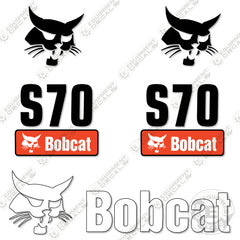 Fits Bobcat S70 Skid Steer Decal Kit