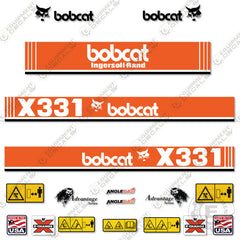 Fits Bobcat X331 Decal Kit Mini Excavator Older