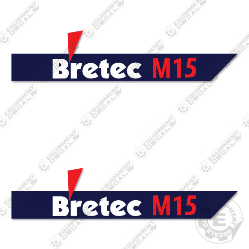 Fits Bretec M15 Decal Kit Hydraulic Hammer