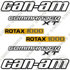 Fits Can-Am Commander XT ROTAX 1000 Decal Kit Utility Vehicle