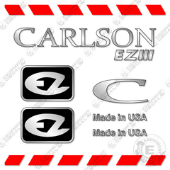 Fits Carlson EZIII Decal Kit Paver Front End Screed