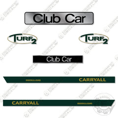 Fits Club Car Carryall Turf2 Decal Kit Golf Cart