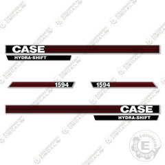 Fits Case 1594 Decal Kit Tractor (Red-Stripe Style)