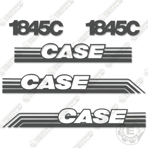 Fits Case 1845C Decal Kit Skid Steer