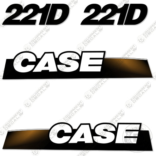 Fits Case 221D Decal Kit Wheel Loader
