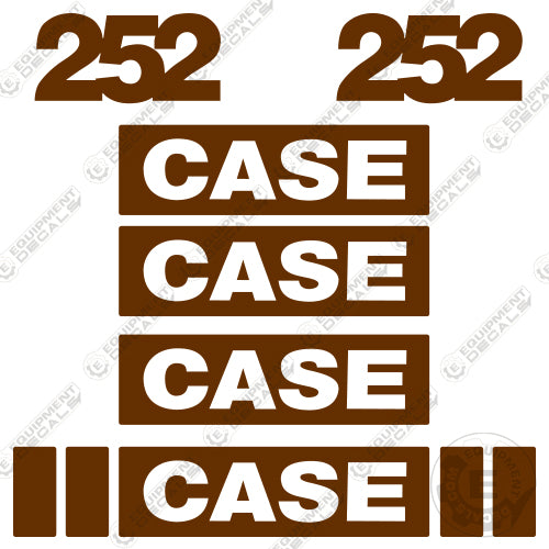 Fits Case 252 Roller Decal kit – Equipment Decals