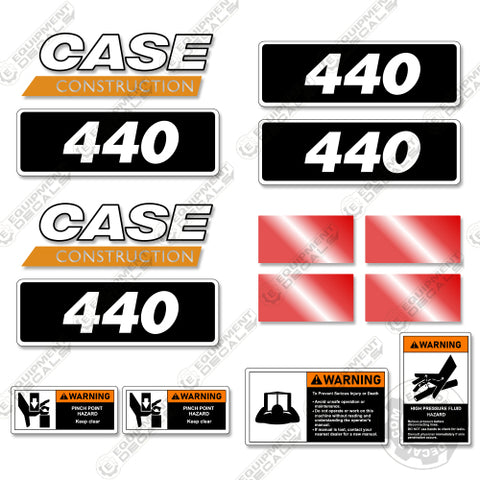 Fits Case 440 Decal Kit Box Scraper Attachment