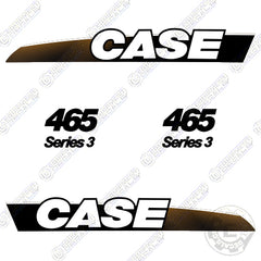 Fits Case 465 Series 3 Decal kit Skid Steer Loader