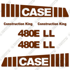 Fits Case 480E LL Decal Kit Backhoe