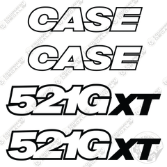 Fits Case 521 GXT Decal Kit Wheel Loader - 3M Reflective!