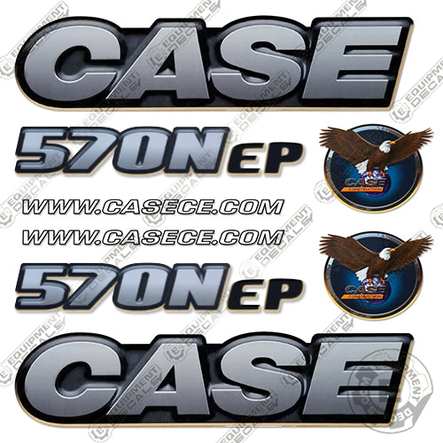 Fits Case 570N EP Decal Kit Tractor Loader