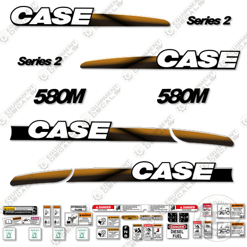Fits Case 580M Decal Kit Series 2 BackHoe Loader (NON EXTENDAHOE VERSION)