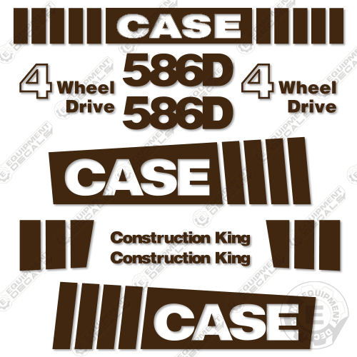 Fits Case 586D Decal Kit Forklift