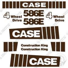 Fits Case 586E Decal kit Forklift