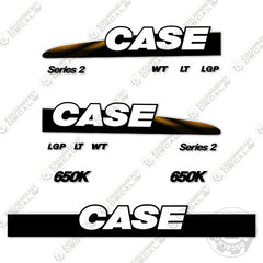 Fits Case 650K Series 2 Decal Kit Dozer