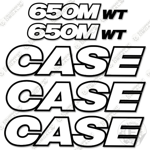 Fits Case 650M WT Decal Kit Dozer - 3M REFLECTIVE Vinyl!