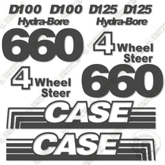 Fits Case 660 Decal Kit Trencher