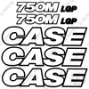 Image of Fits Case 750M LGP Decal Kit Dozer - 3M REFLECTIVE!
