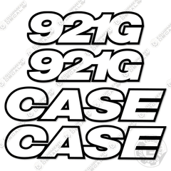 Fits Case 921G Decal Kit Wheel Loader