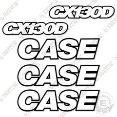 Fits Case CX130D Decal Kit Excavator - 3M Reflective!