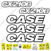 Image of Fits Case CX210B Decal Kit Excavator - 3M Reflective!