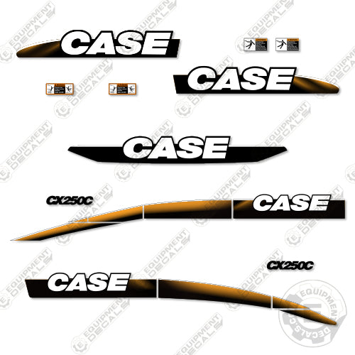 Fits Case CX250C Decal Kit Excavator
