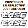 Image of Fits Case SR160 Decal Kit Skid Steer - 3M REFLECTIVE Vinyl!