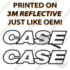 Image of Fits Case SV-300 Decal Kit Skid Steer Loader - 3M REFLECTIVE VINYL! - 2011