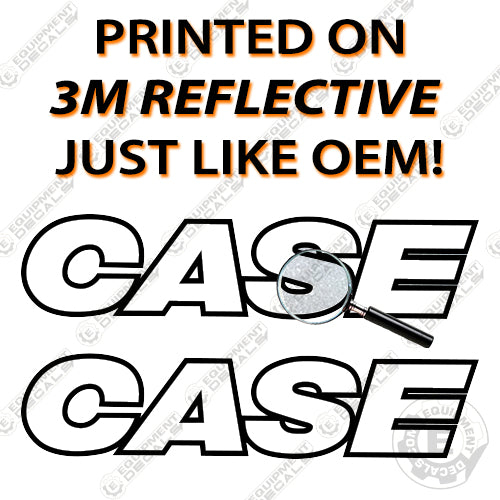 Fits Case 650M LT Decal Kit Dozer - 3M REFLECTIVE