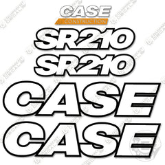 Fits Case SR210 Decal Kit Skid Steer - 3M REFLECTIVE VINYL!