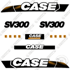 Fits Case SV-300 Decal Kit Skid Steer Loader - 3M REFLECTIVE VINYL! - 2011