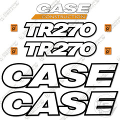 Fits Case TR270 Decal Kit Skid Steer Loader - 3M REFLECTIVE Vinyl!