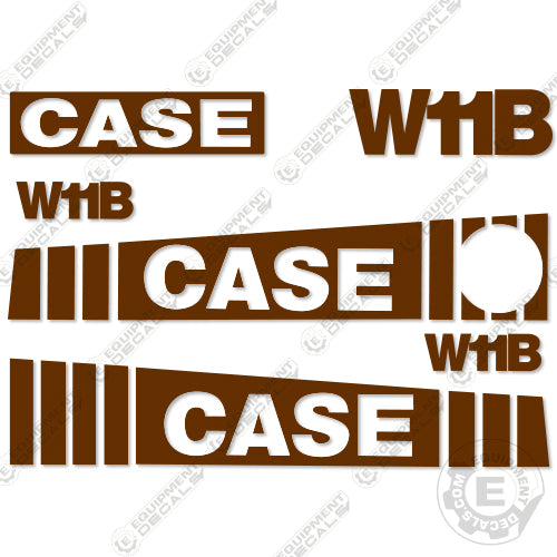 Fits Case W11B Wheel Loader Equipment Decals W 11 B