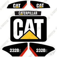 Fits Caterpillar 232 B2 Decal Kit