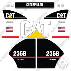 Fits Caterpillar 236B Two Speed Decal Kit Skid Steer