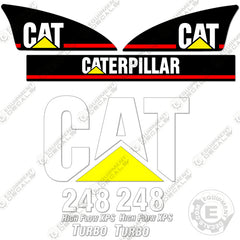 Fits Caterpillar 248 Decal Kit Older Style