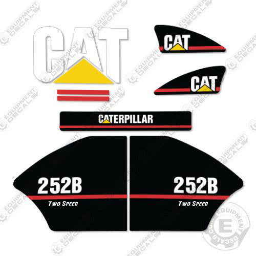 Fits Caterpillar 252B (2 Speed) Decal Kit