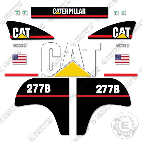 Fits Caterpillar 277B Decal Kit
