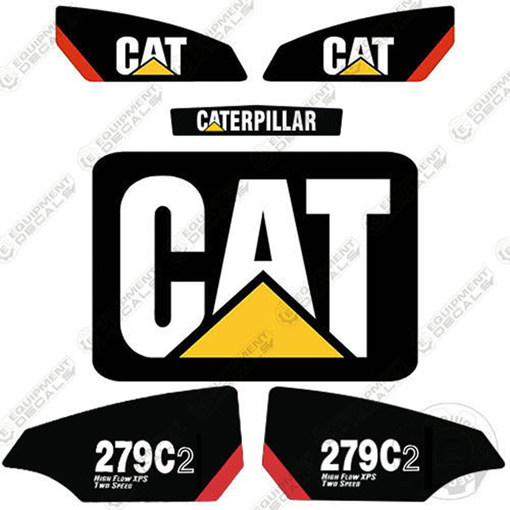 Fits Caterpillar 279C2 2-Speed High Flow XPS Decal Kit