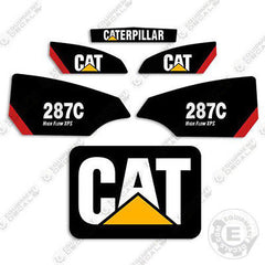 Fits Caterpillar 287C High Flow XPS Decals Reproduction Skid Steer