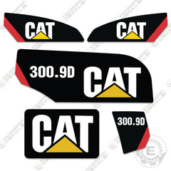 Fits Caterpillar 300.9D Decal Kit Mini Excavator Decals